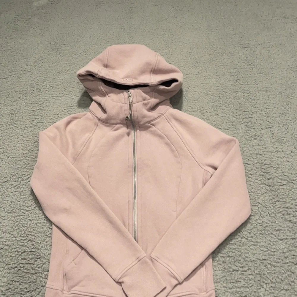 Lululemon Scuba Hoodie *Light Cotton Fleece Purple ash size4